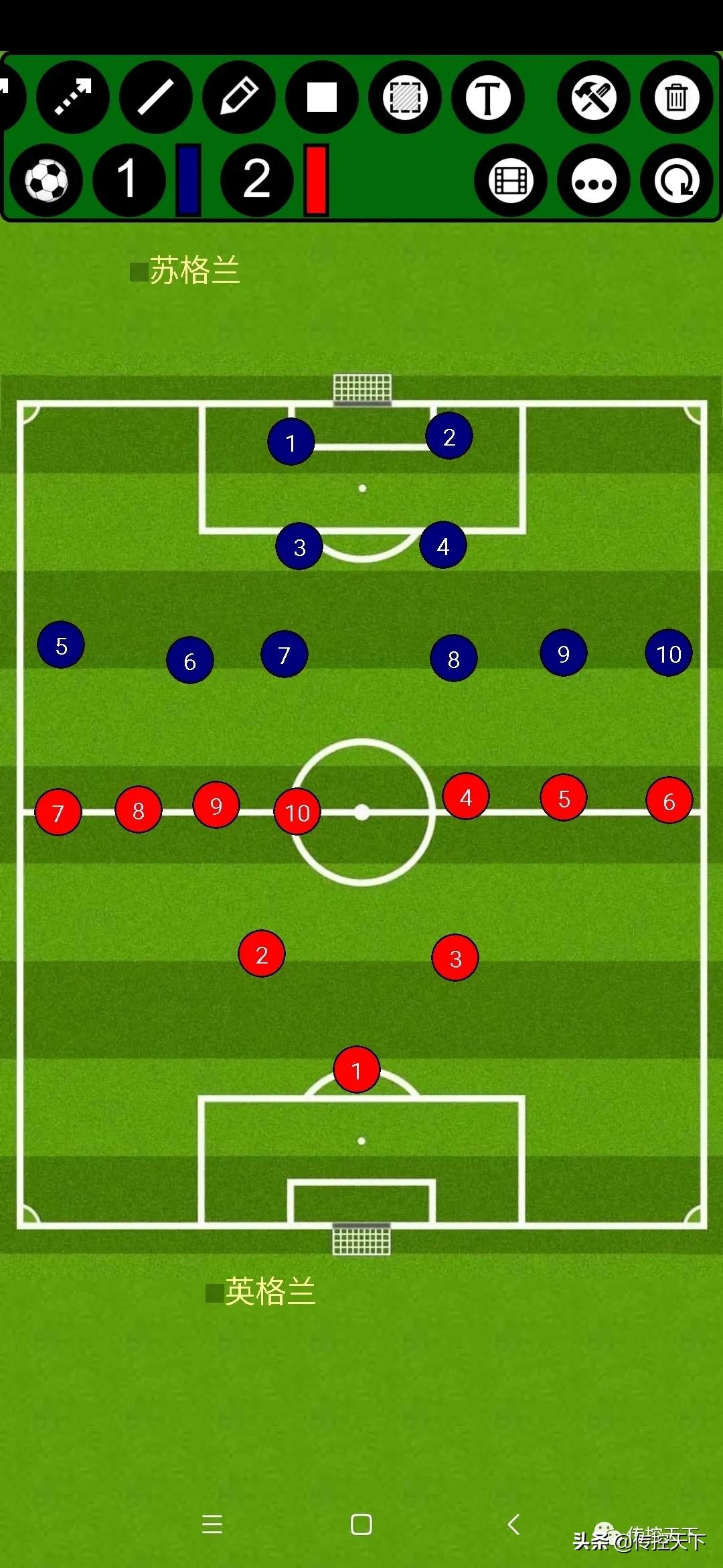 足球位置对应的数字,足球11个位置名称图解