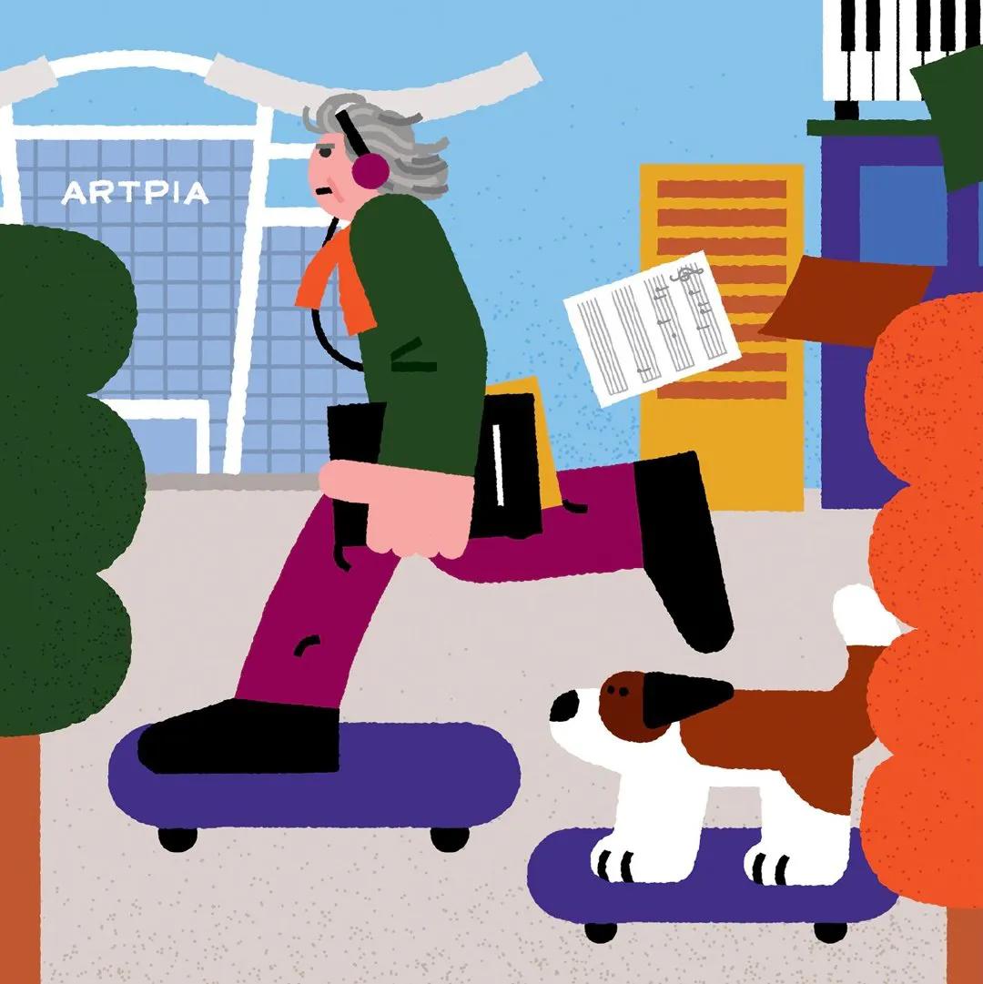 dayekim插画师,韩国插画家aeppol的插画作品