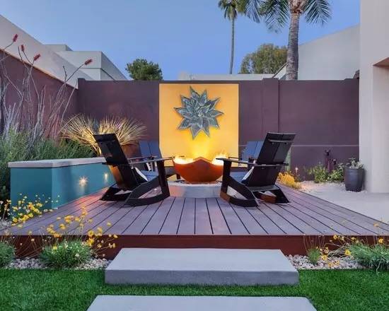 新中式庭院用什么石材铺地,庭院铺地红砂岩石材定制加工