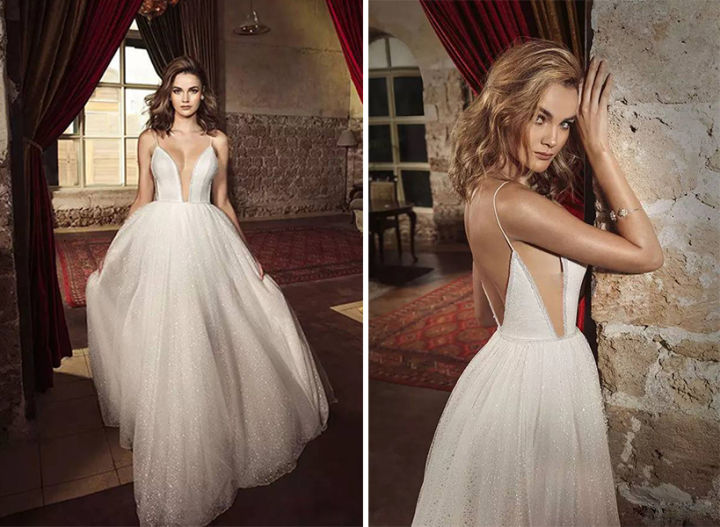 婚礼穿的婚纱怎么选,法式婚纱配什么衣服