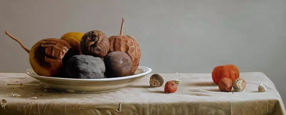 冷军画桃子图片大全,冷军画桃子放大5倍