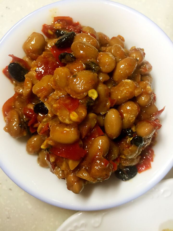 故乡味道：老家人做霉豆子小菜，配什么菜都香，怀念那个味道