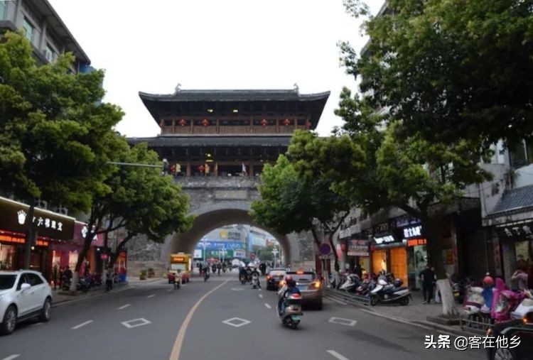 长汀县古街印象土特产,长汀古城异域风情