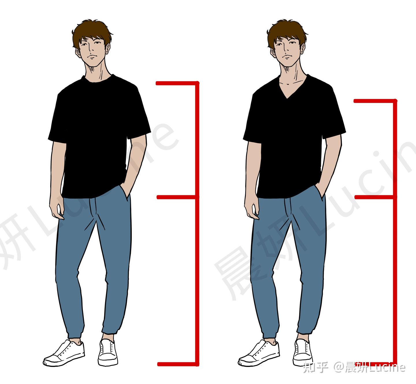 身材矮的男生怎么穿搭显高,又矮又黑男生穿搭