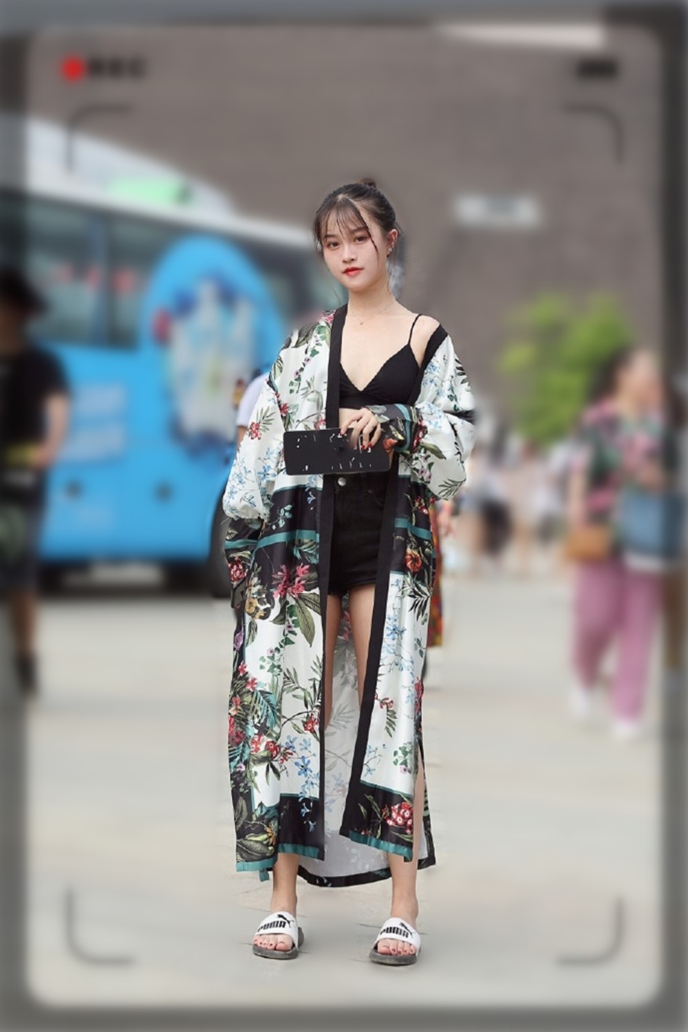 大长腿牛仔短裤,牛仔短裤夏天穿着方便更好搭配