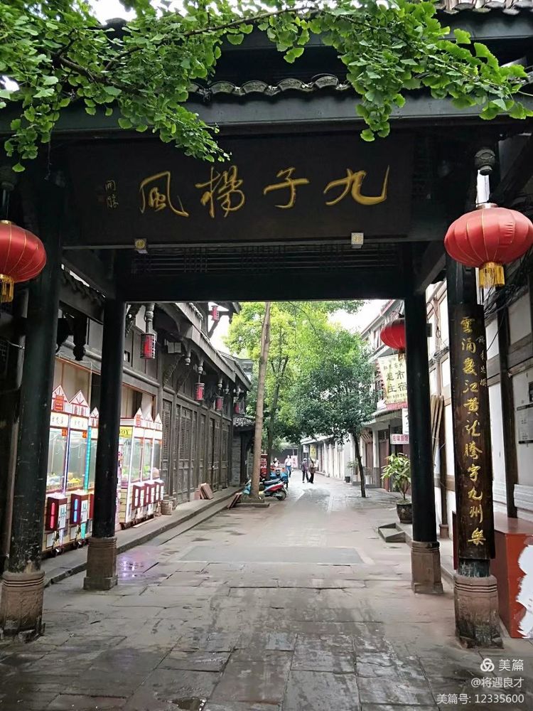 成都古镇黄龙溪,成都天府新区春季黄龙溪古镇