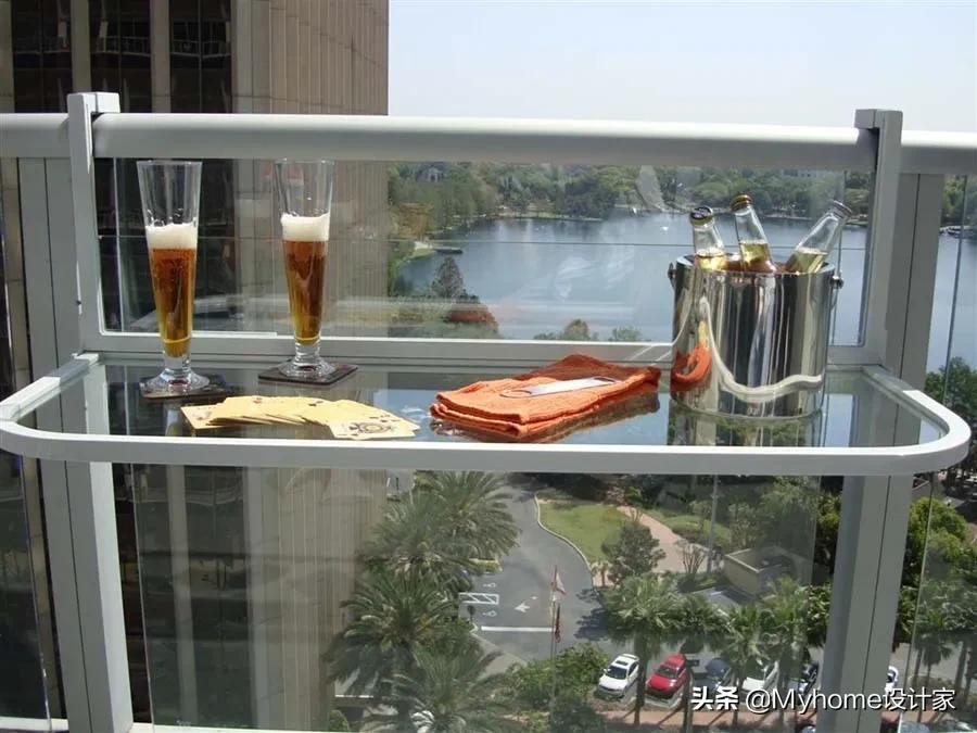 设计师家高颜值阳台极简设计,不靠墙大阳台怎么设计