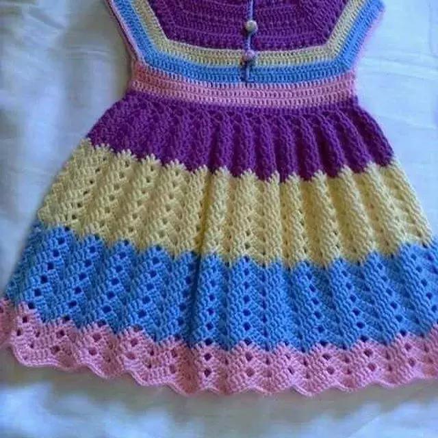 儿童毛线裙子最新款样衣,宝宝毛线衣最新款式