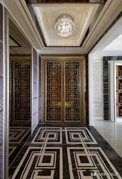 仿水刀和真水刀拼花的区别,设计师讲解水刀拼花效果