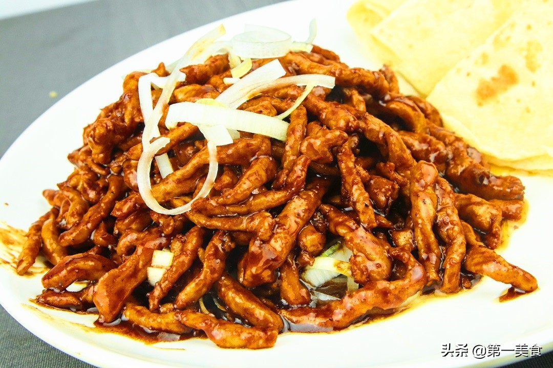 京酱肉丝最正宗的做法教程,京酱肉丝家常做法酱汁教程