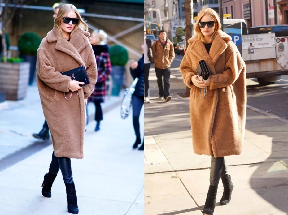 冬天女明星穿羽绒服的搭配,穿搭奇怪的明星