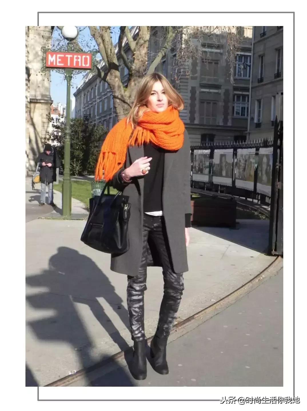 你穿“大衣+围巾”的样子，帅呆了！