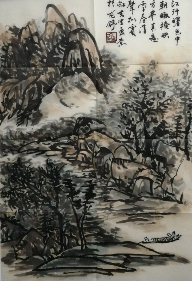 黄宾虹山水画如何积墨,临摹黄宾虹作品视频