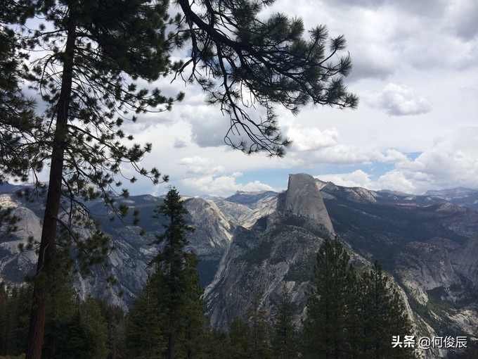 美国优胜美地冰川观景点,优胜美地冰川峰顶