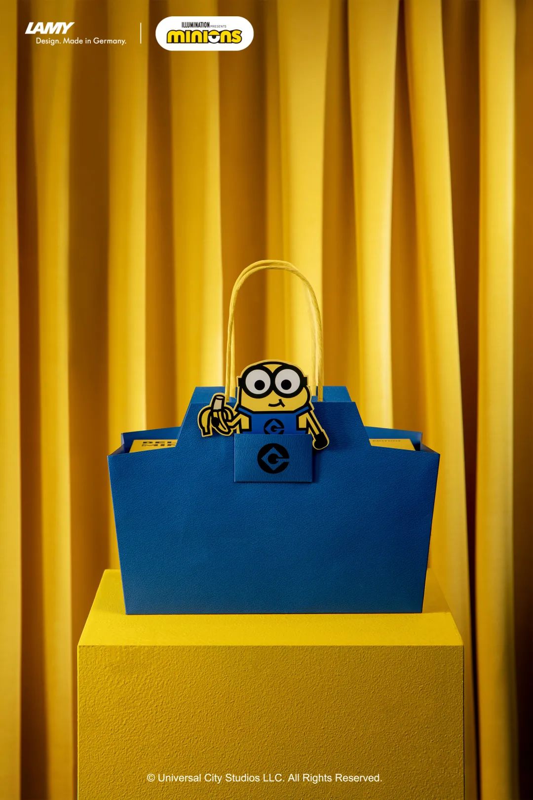 环球影城联名款小黄人钢笔,凌美环球影城联名钢笔