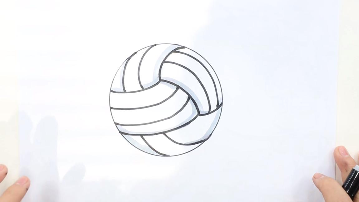 画球简笔画的教程,画球素描教程