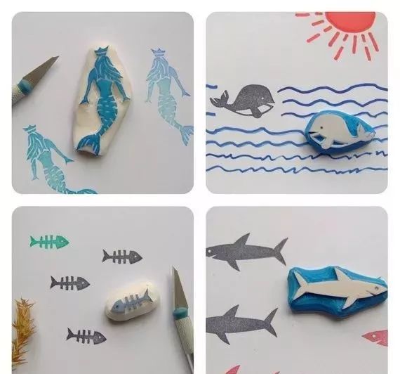 幼儿园橡皮泥手工小摆件,幼儿园小朋友用的橡皮