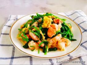 菠菜炒虾仁鸡蛋的做法大全,菠菜虾仁炒鸡蛋怎么做
