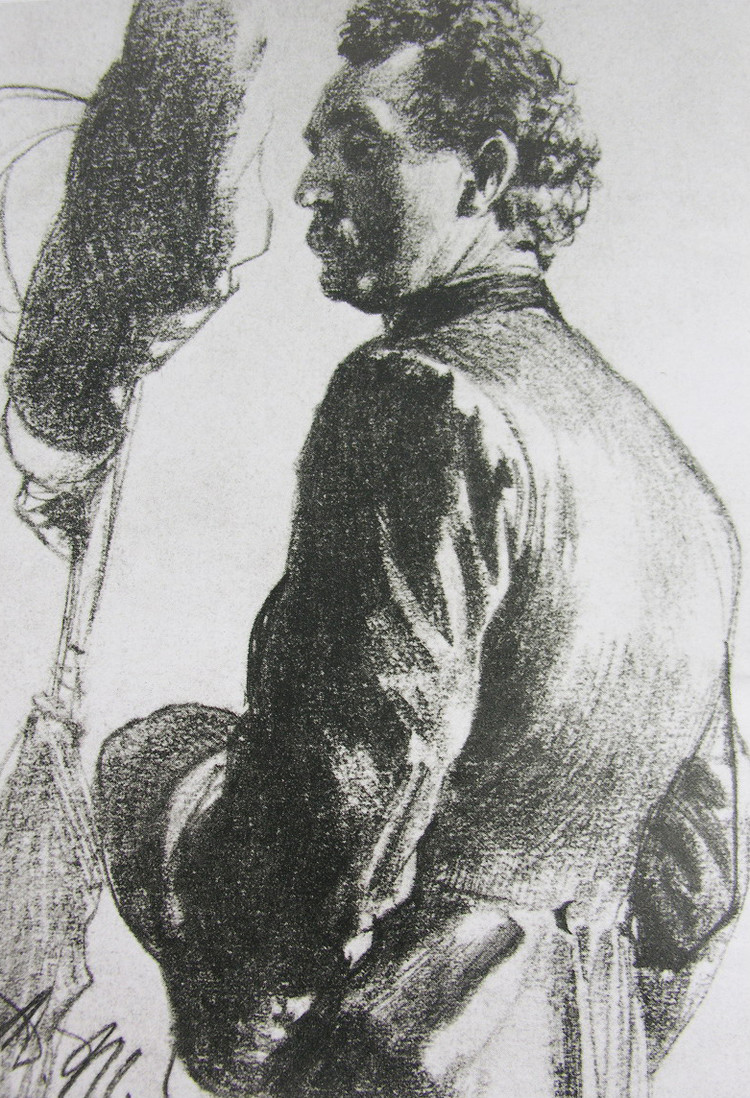 门采尔素描高清大图,门采尔高清素描风景画