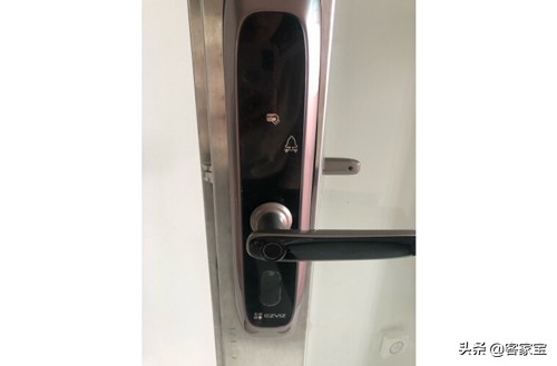 京东智能指纹不带把手门锁,华为智能门锁带摄像头京东