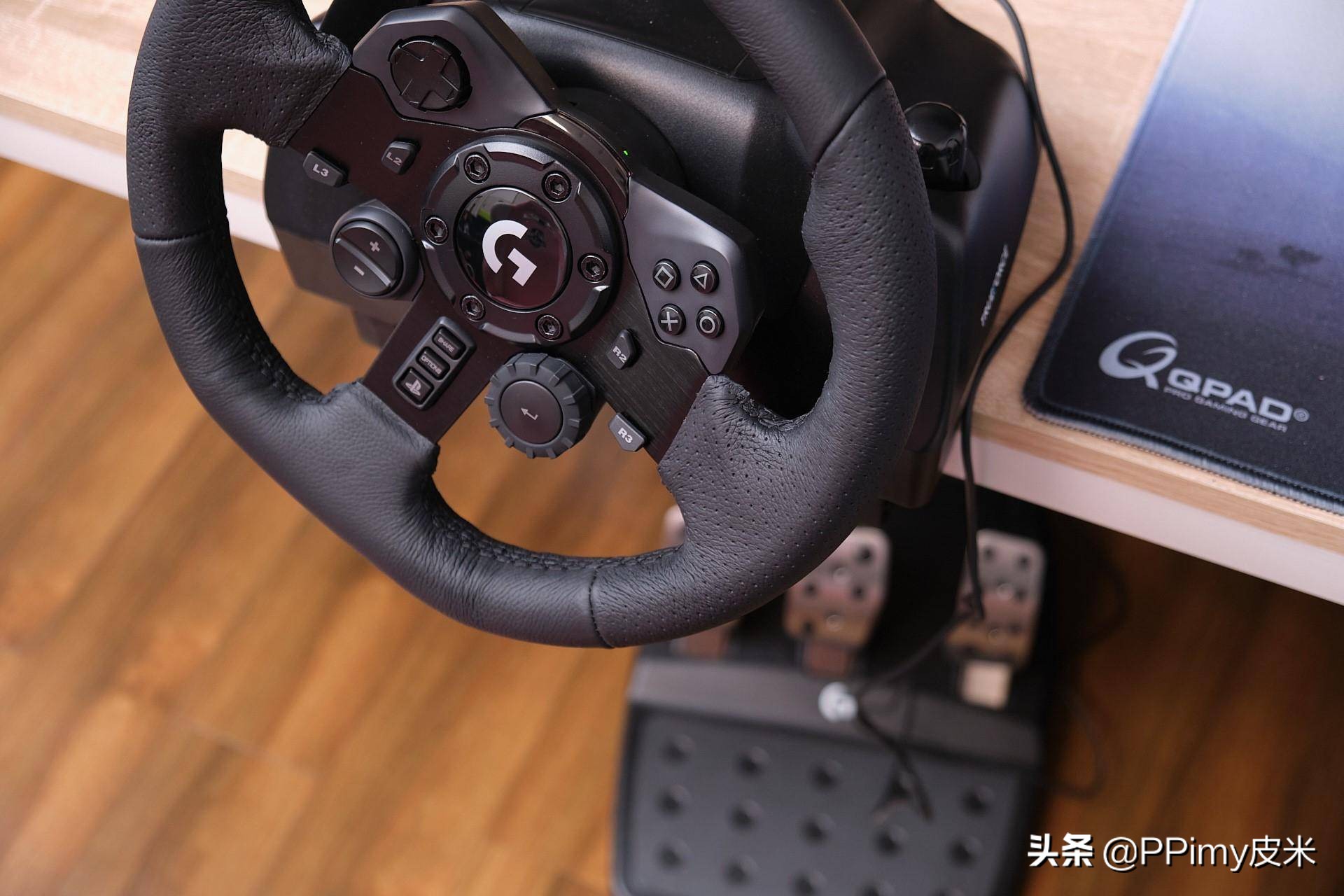罗技全新方向盘g923开箱,罗技g923配啥座椅