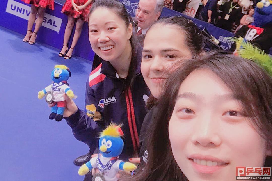 隔离屋里探出个小脑袋，中国乒协给美洲宝藏女孩送生日礼物，惊喜