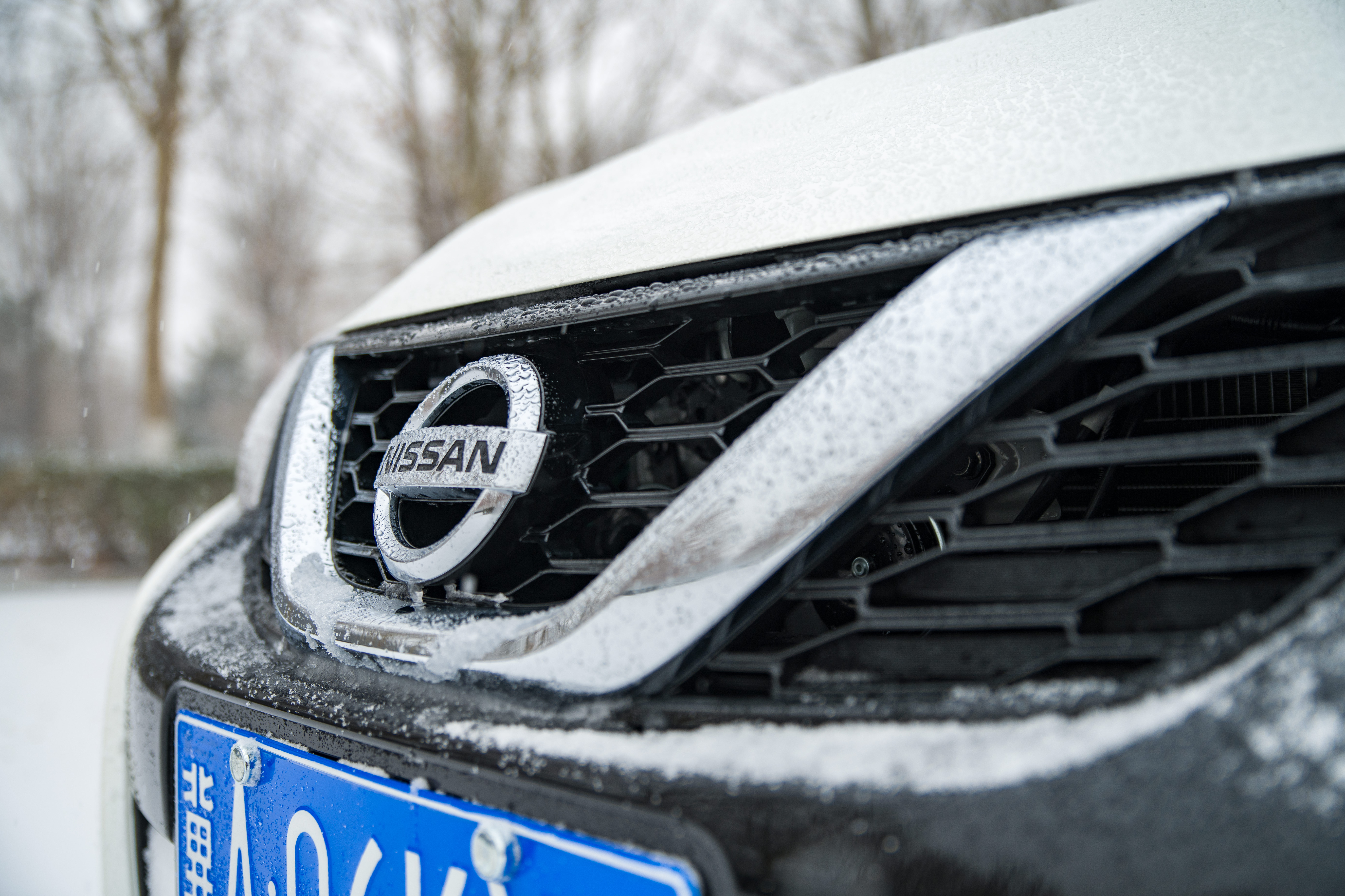 骐达拍的行车风景,骐达下雪天