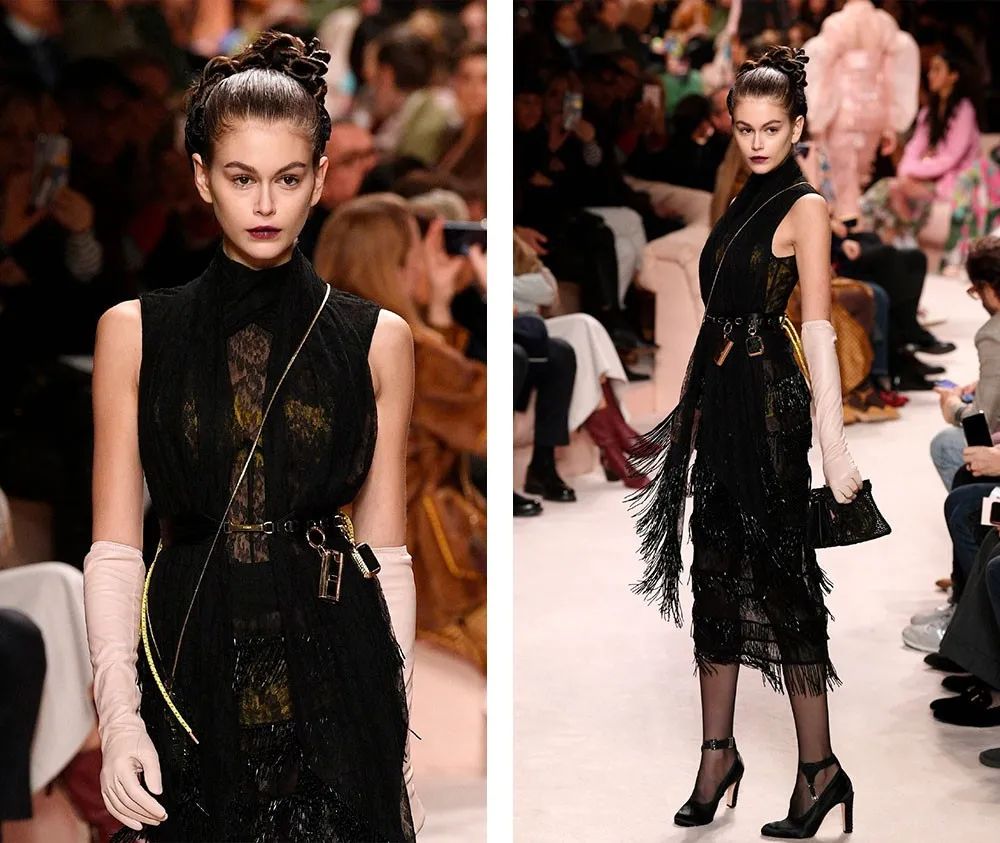 超模走秀气场炸裂卡点,超模穿衣秀