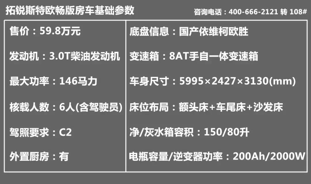 拓锐斯特轻卡侧拓展房车最新信息,拓锐斯特火星二号纵床版房车