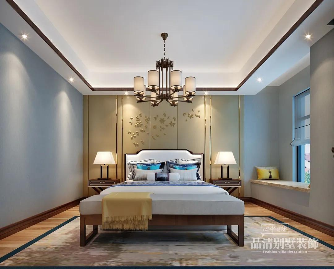 轻奢新中式风格装修效果图,新中式轻奢风格柜子效果图