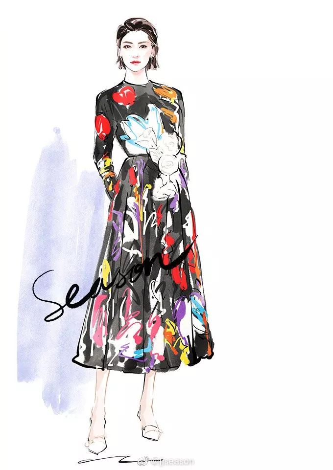 精美水墨插画,那些浪漫的水墨画插画