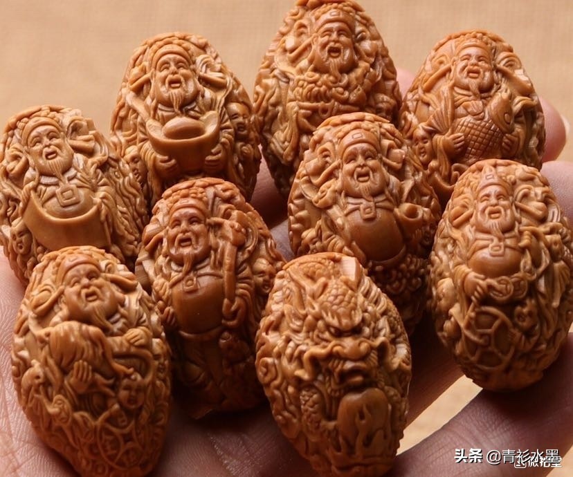 核雕艺术中的橄榄核是什么,橄榄核最好的核雕图片