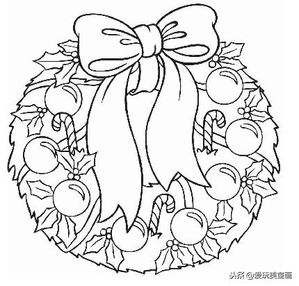 圣诞节简笔画大全图片步骤,彩色圣诞节简笔画图片大全