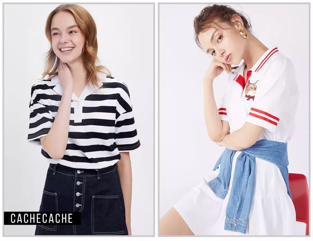 休闲t恤polo衫时髦减龄,新款polo衫清凉透气舒适经典百搭