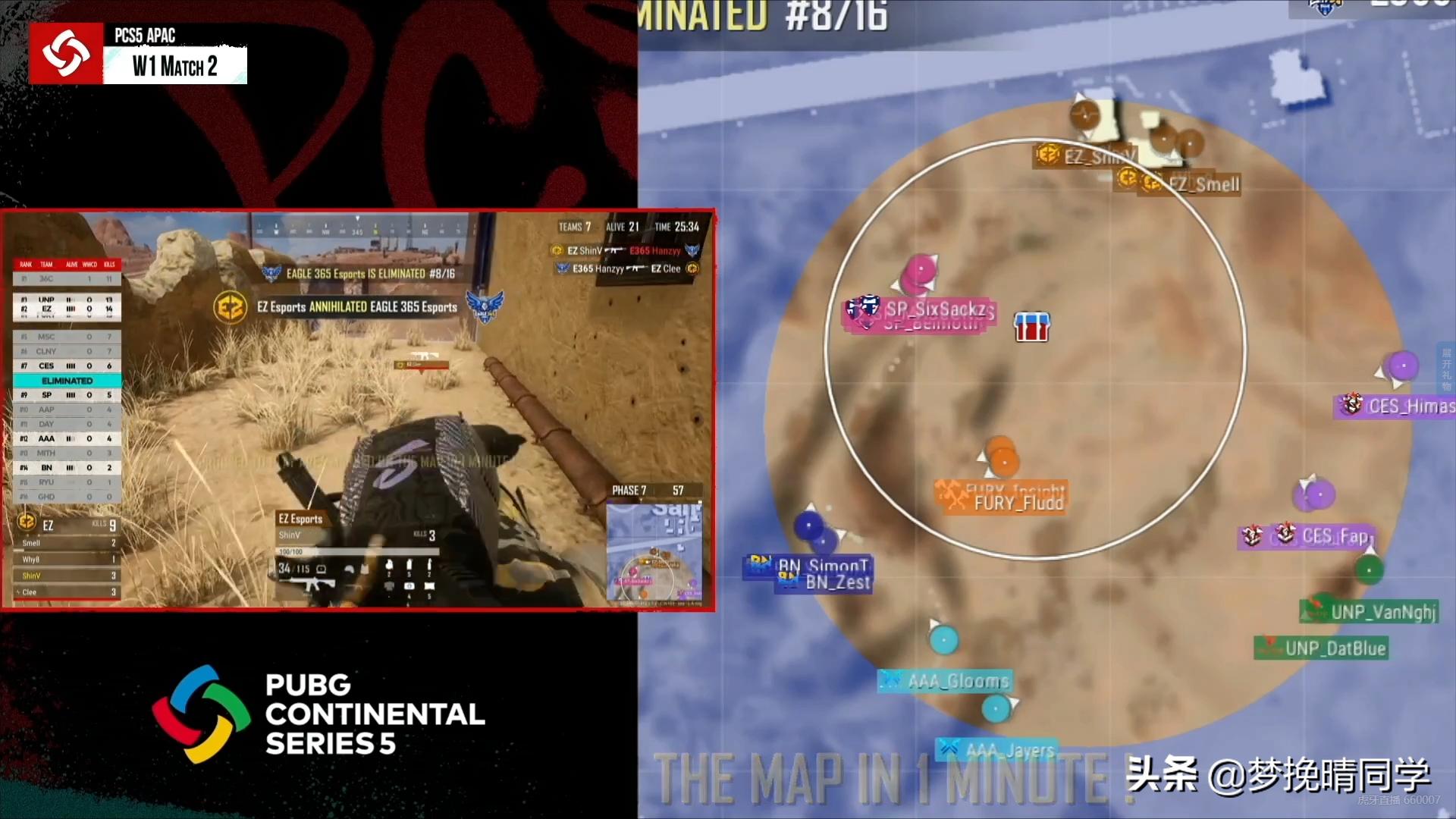 36C拿下洲际赛首鸡，Fury成老战队唯一牌面，2打3翻盘SP成功吃鸡