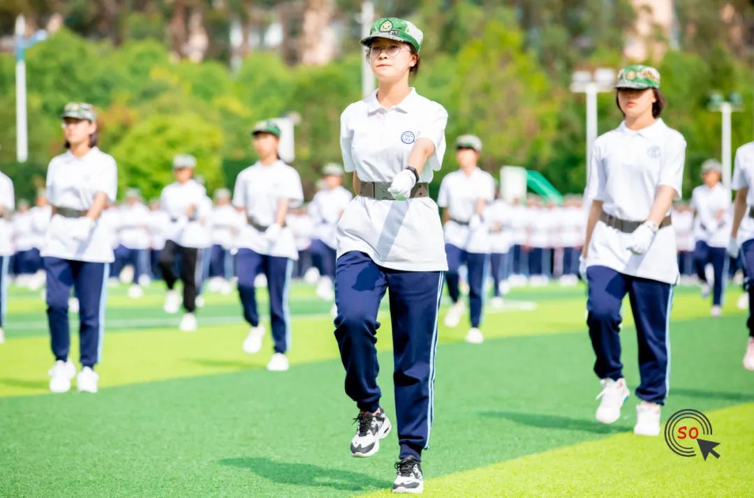 迎建党百年军训风采,青春飞扬军训