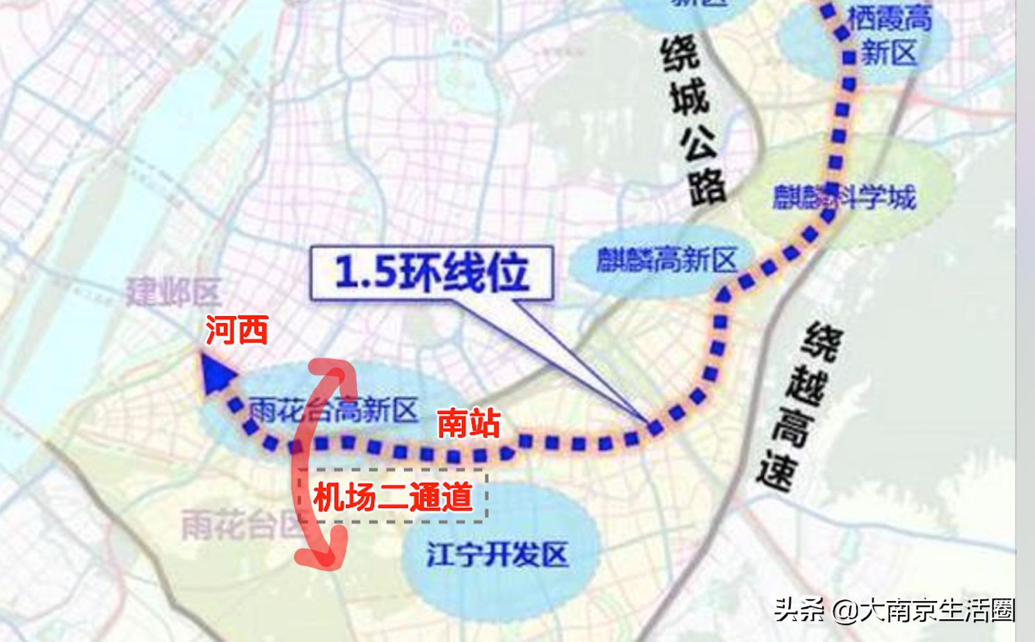 不愧是南京城南黑马,被CBD和高铁包围,还有地铁穿城而过