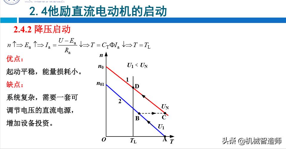 并励直流电动机启动原理图,分析他励直流电动机工作原理