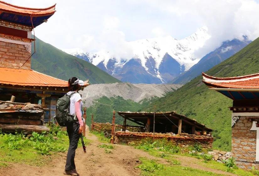贡嘎山的徒步,贡嘎雪山大环线徒步游记