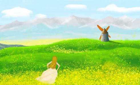 春季到来绿满窗A调伴奏,春季到来绿满窗台