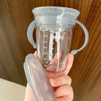 儿童吸管杯敞口杯,吸管杯洞洞杯