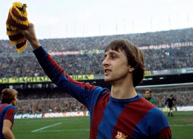 昙花一现的足球球星克鲁伊夫,世界足球传奇人物大全