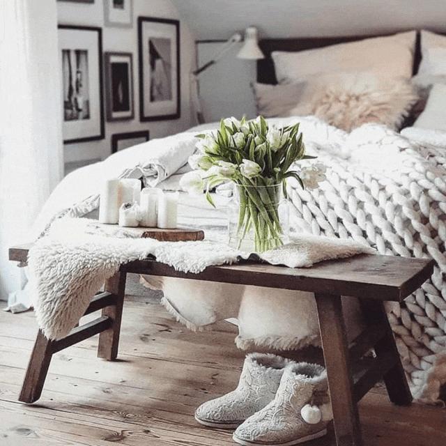冬天取暖，卧室要选对抱枕、地毯，30张ins美图拿去抄
