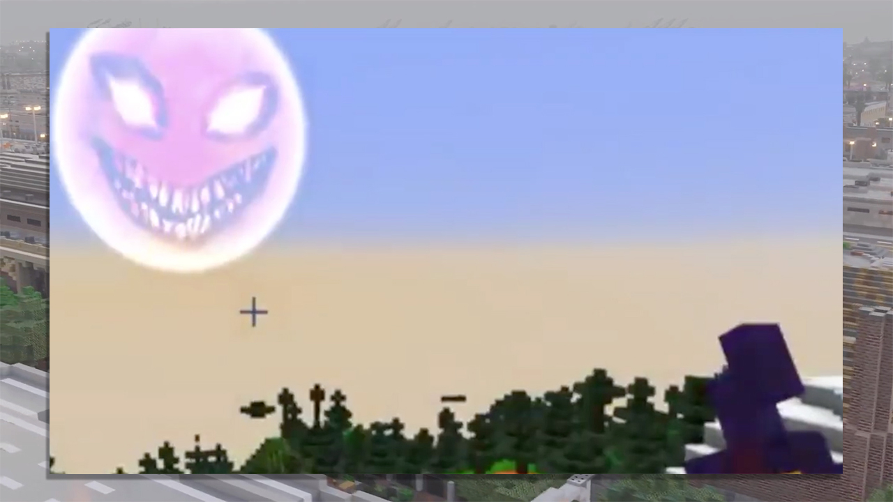 Minecraft都市传说,白天出现恐怖太阳,mc玩家:不要大惊小怪