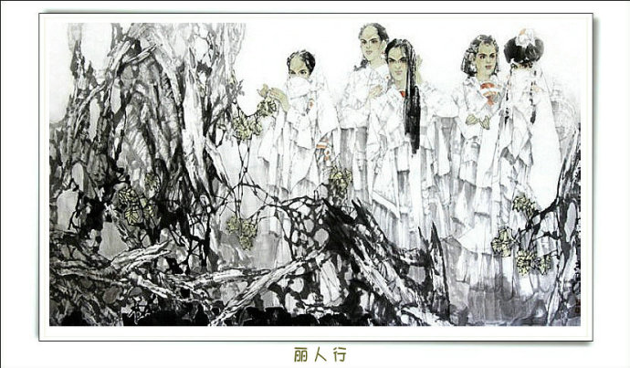 李志远三十张绝美人物画,李智远古风人物画