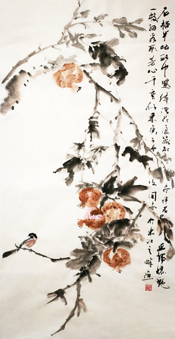 著名书画家谢元涛现场泼墨挥毫,书法作品欣赏谢国安