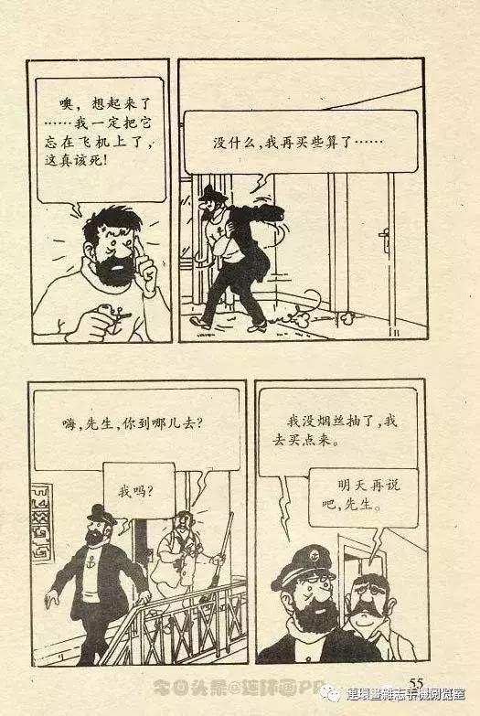 丁丁历险记之丁丁在刚果,丁丁历险记丁丁被石头绊倒