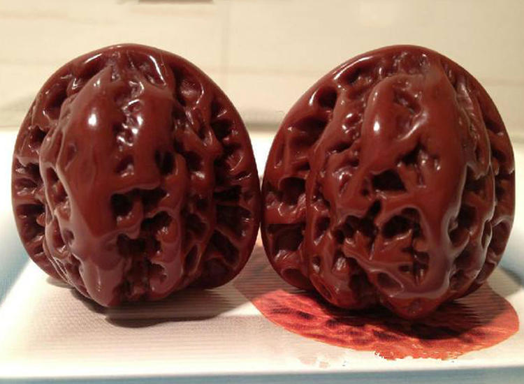 五天盘手持手串,盘五天的核桃