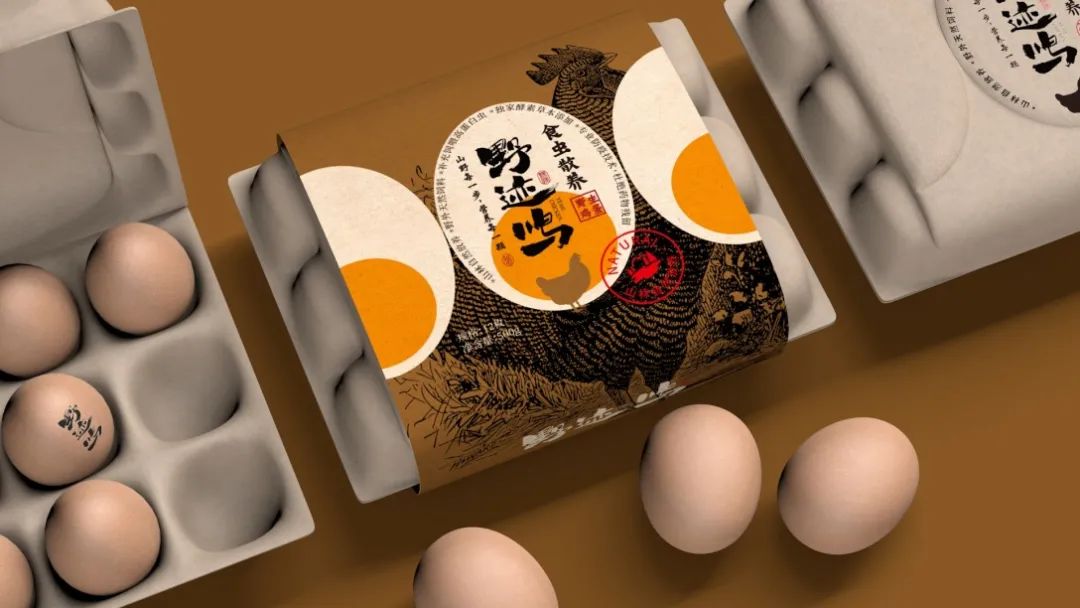 鸡蛋包装盒设计图解,鸡蛋包装整体美观
