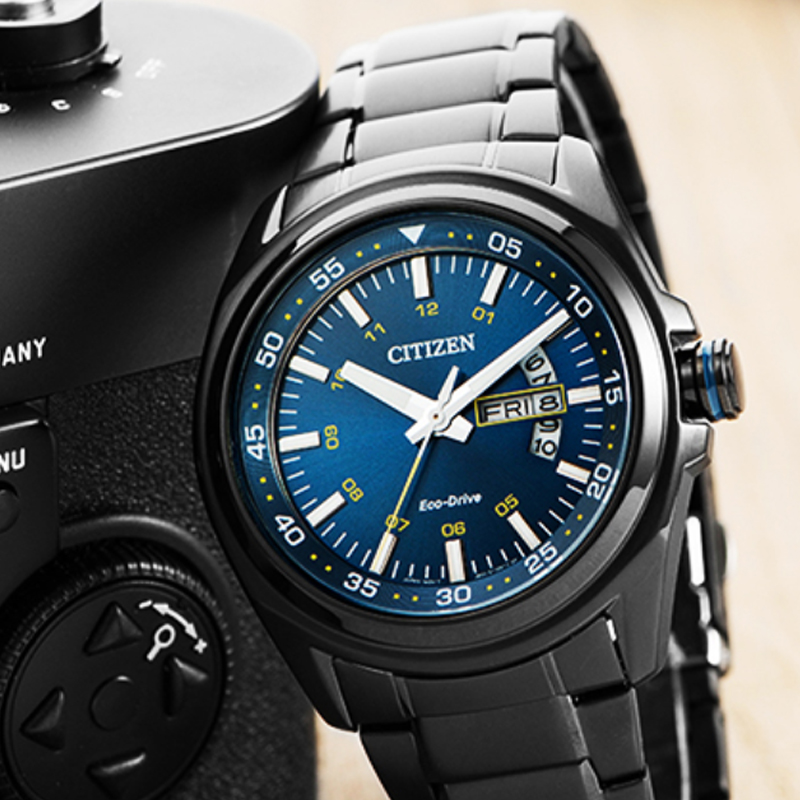 型男魅力手表,男士西铁城光动能